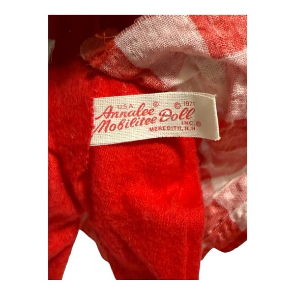 Vintage 1971 Annalee Mobilitee Santa And Mrs. Claus Christmas Dolls Holiday - Picture 14 of 16